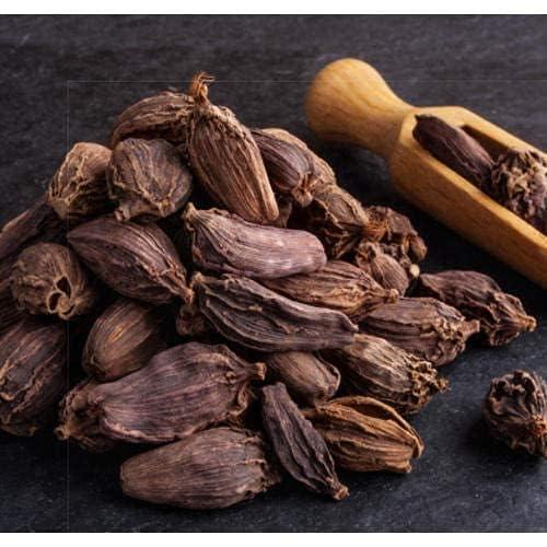 F2K FARM TO KITCHEN F2K Farm to Kitchen Black Cardamom Whole - Badi Elaichi - Premium Big Cardamoms, - 100 Gm