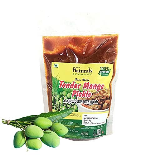 Naturals & Consumatic Naturals & Consumatic Tender Mango Pickle-Kerala Traditional-Homemade Kanni Manga achaar- Baby Mango- Vadu Mangai-400gm