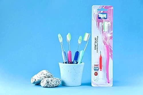 Generic STIM Dentaids Silky Tooth Brushes pack of 2 for teeth care and whitening dental pick dental floss