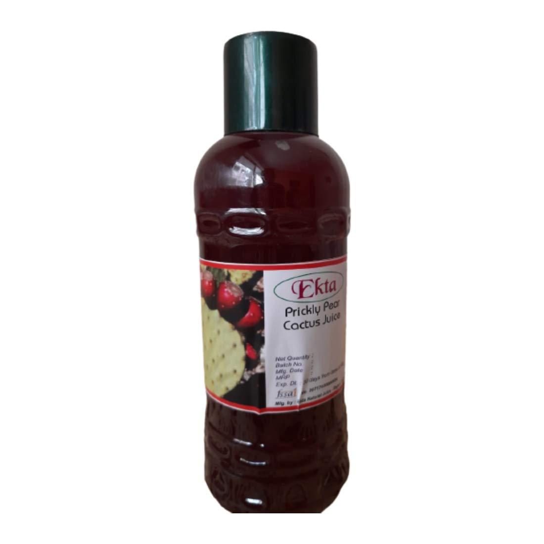 EKTA JUICE PRICKLY PEAR CACTUS JUICE, HATHLA THOR FINDLA JUICE SUGAR FREE HEMOGLOBIN BOOSTER 500ml