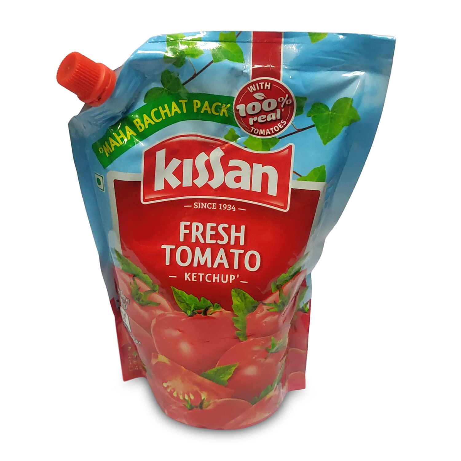 Kissan Kissan Fresh Tomato Ketchup, 900g Pouch