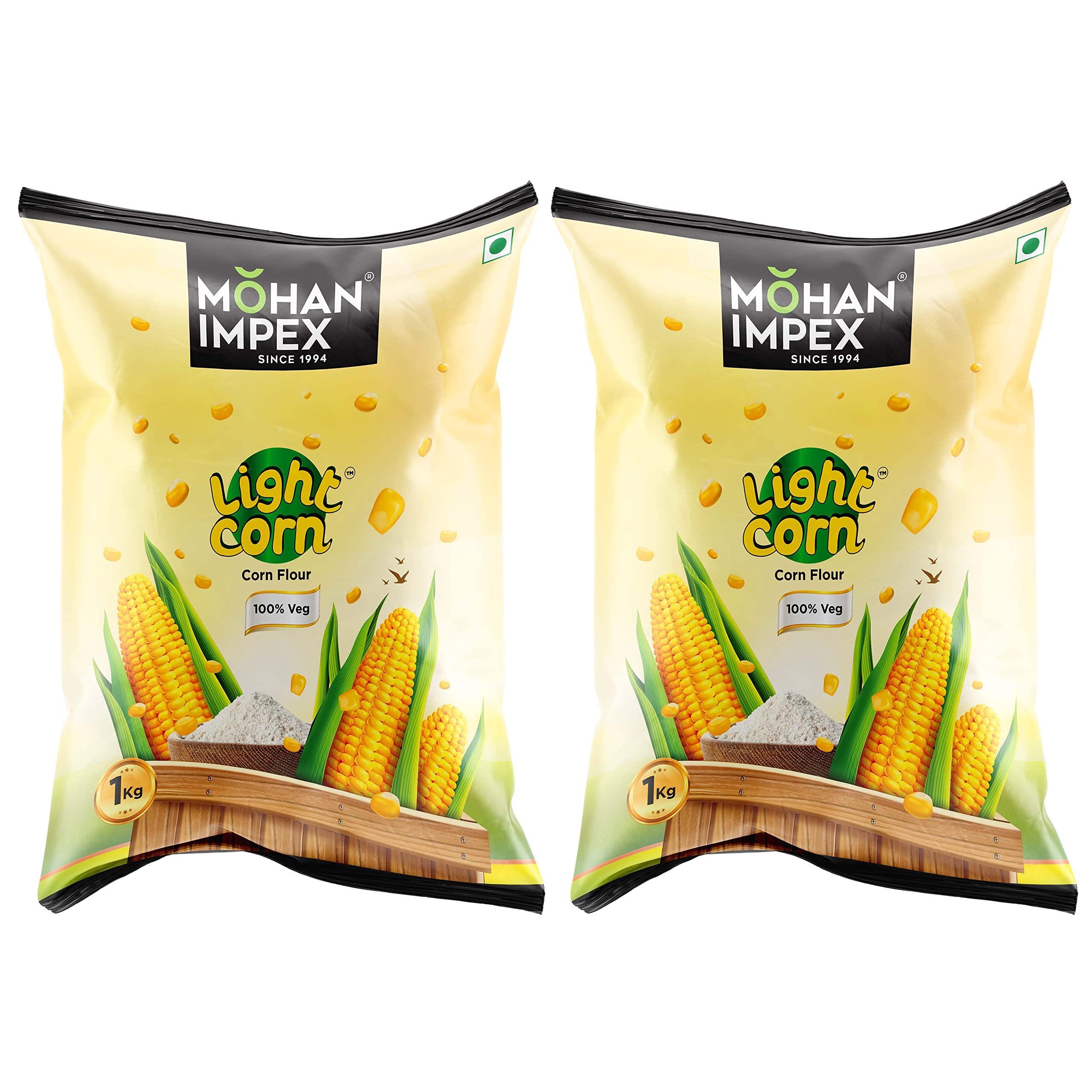 MOHAN IMPEX Mohan Impex 1 kg Corn Flour Powder (2 X 1 Kg)