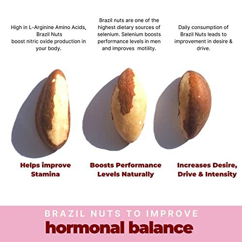 GOOD CRAVINGS Good Cravings Jumbo Healthy Brazil Nuts (250 Gram) | Rich in Selenium and Iron | Boosts Immunity and Improves Stamina | All Natural, No Added Preservatives