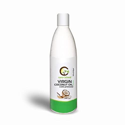 Generic Coco island Virgin Coconut Oil Natural & Edible Cold Pressed Coconut oil skin care & Hair Care oil (100 ml pet bottle)