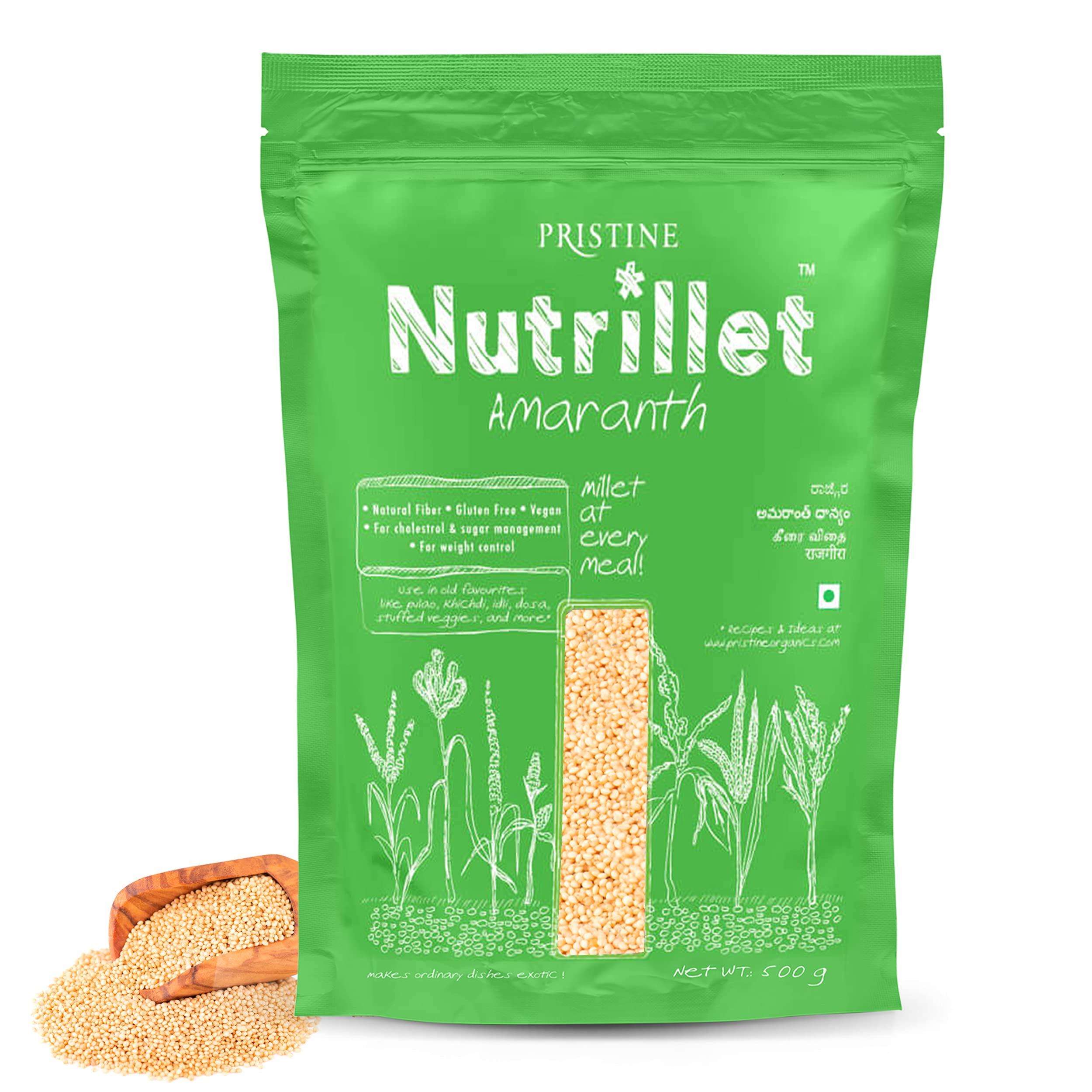 Pristine PRISTINE Nutrillet Healthy Amaranth Millet Pouch, 500 g (Pack of 3)