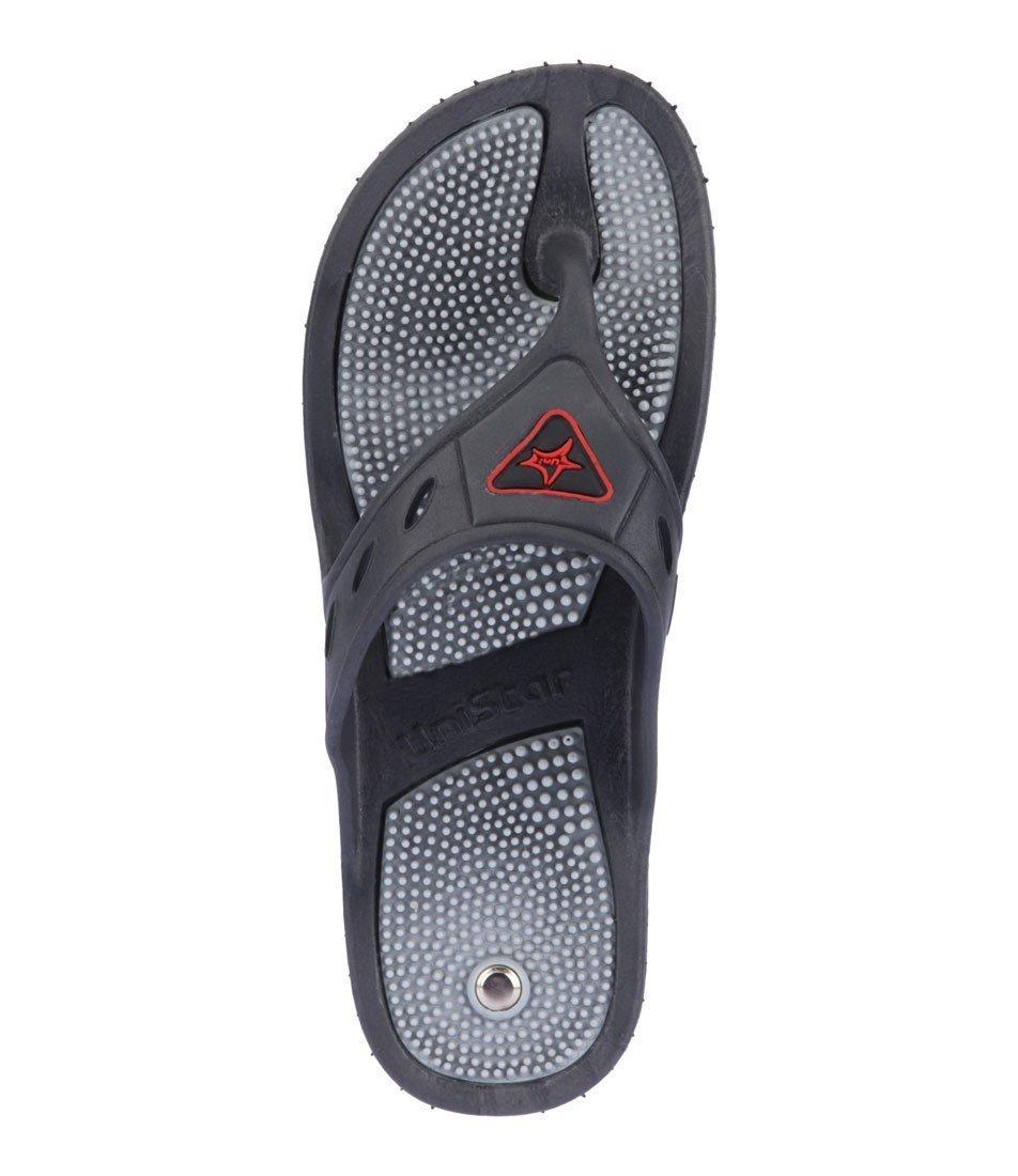 Super India Store Super India Store Acupressure Slippers Sandals (Unisex) for Pain Relief & Total Health Care (GH-01- GREY -SIZE-06)
