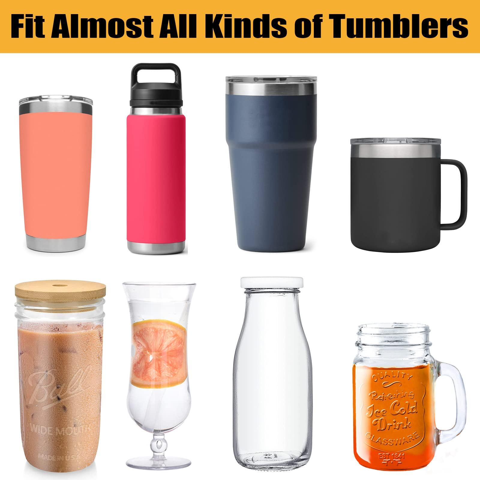 ALINK ALINK Reusable Portable Collapsible Straws, Telescopic Foldable Stainless Steel Metal Straws with Silver Case and Cleaning Brush