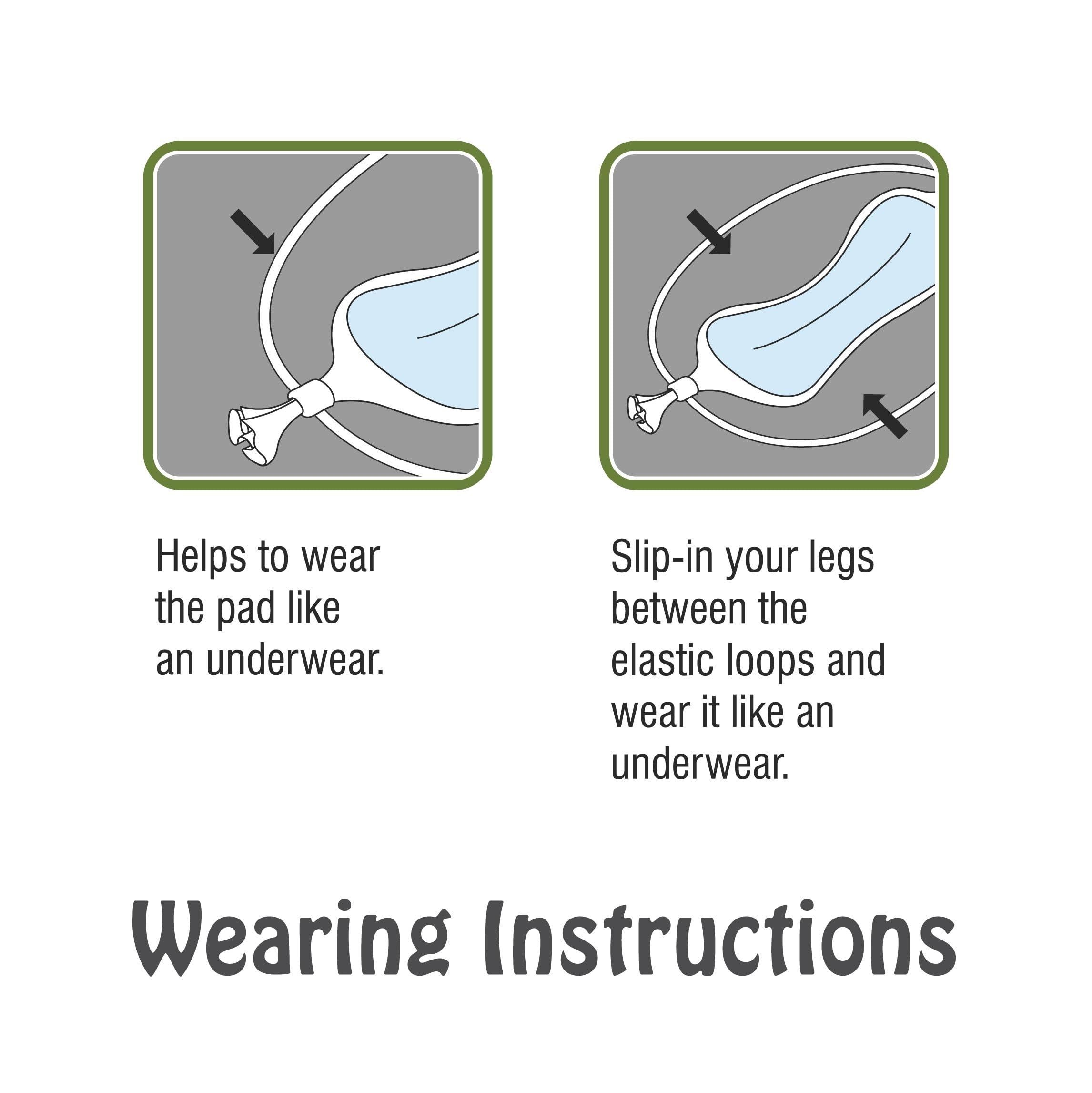 Friends Friends Disposable Maternity Pads with Elastic Loop for Post Pregnancy Bleeding - 30 Pcs