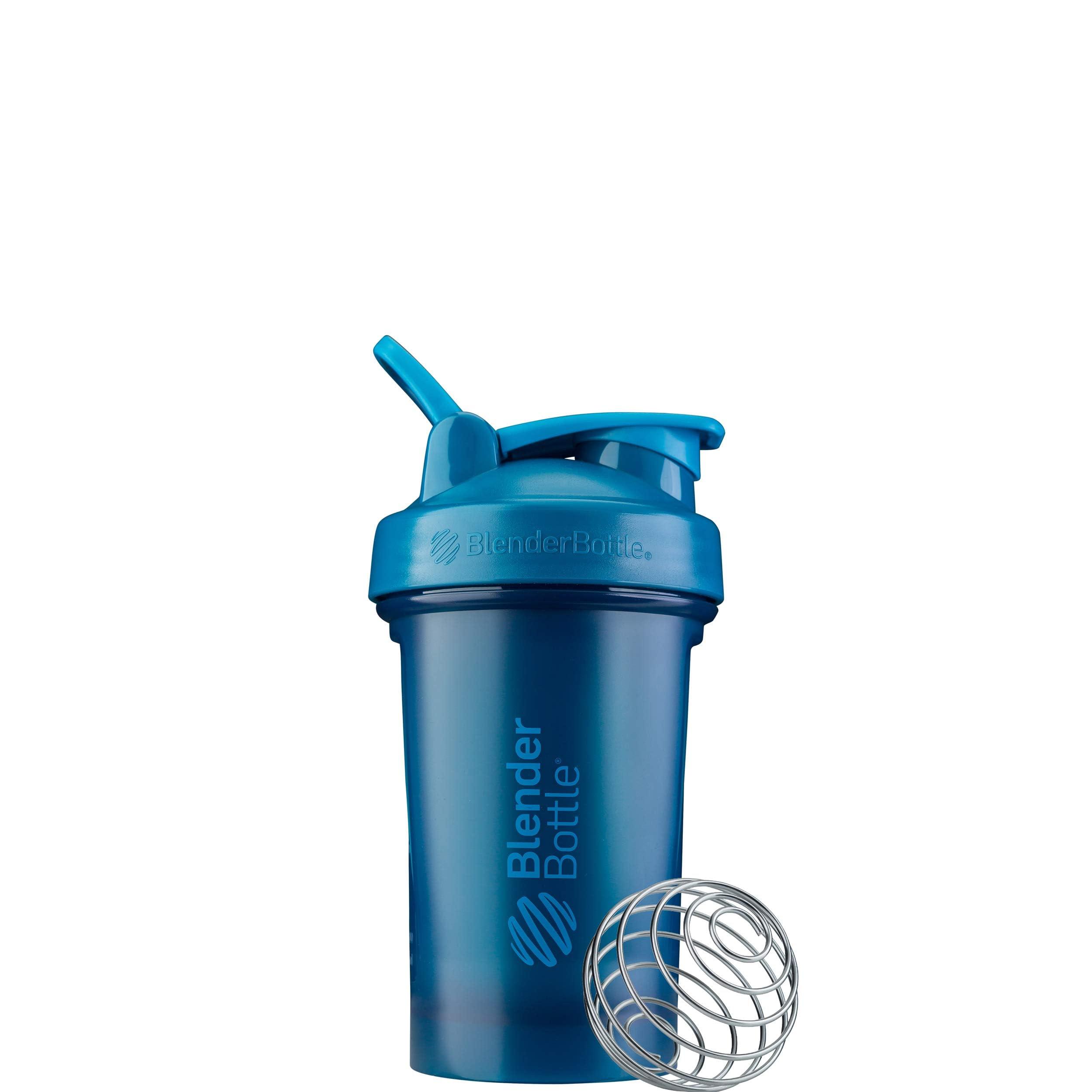 Blender Bottle BlenderBottle Classic V2 Shaker Bottle Perfect for Protein Shakes and Pre Workout, 20-Ounce, Ocean Blue