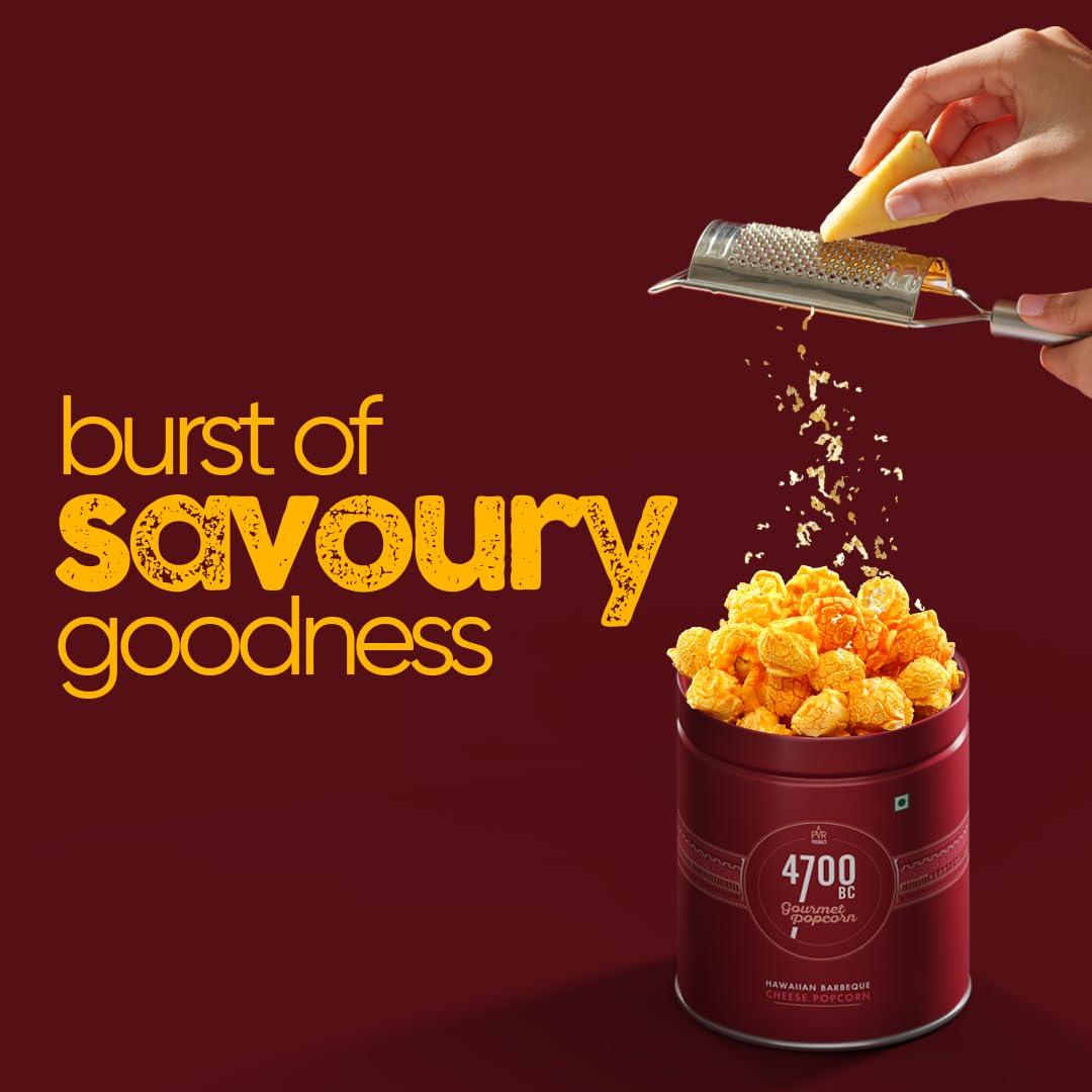 4700BC 4700BC Hawaiian BBQ Cheese Popcorn, Tin, 150g