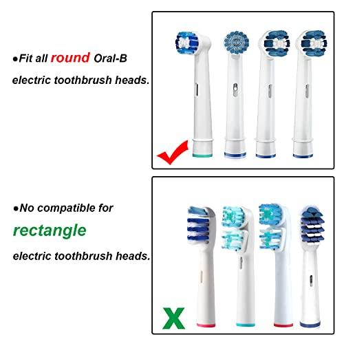 LazyMe Toothbrush Cover for Oral-b Electric Toothbrush, Electric Toothbrush Replacement Heads Cover for Travel Toothbrushes, Brush Protection Cover for Home (8 Pcs)
