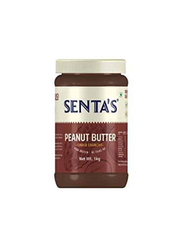 Senta’s Senta's Chocolate Crunchy Peanut Butter (Pack of 2) (1 kg + 1 kg = 2 kg)