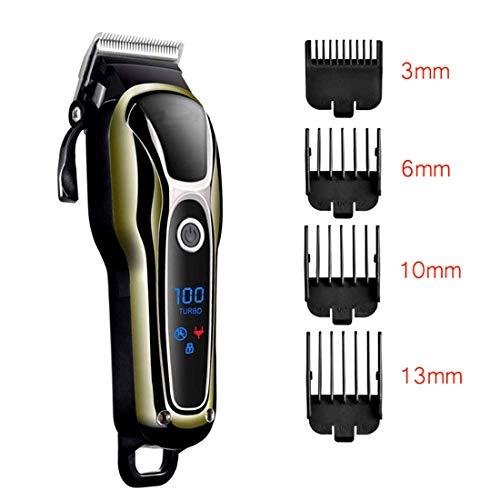 OSL OSL AC-DC Rechargeable Kemeii Cordless & Corded Waterproof Professional Hair Clipper Beard Mustache Trimmer Powerful Electric Razor for Men With LED Display Multicolor (6 Month Warranty)