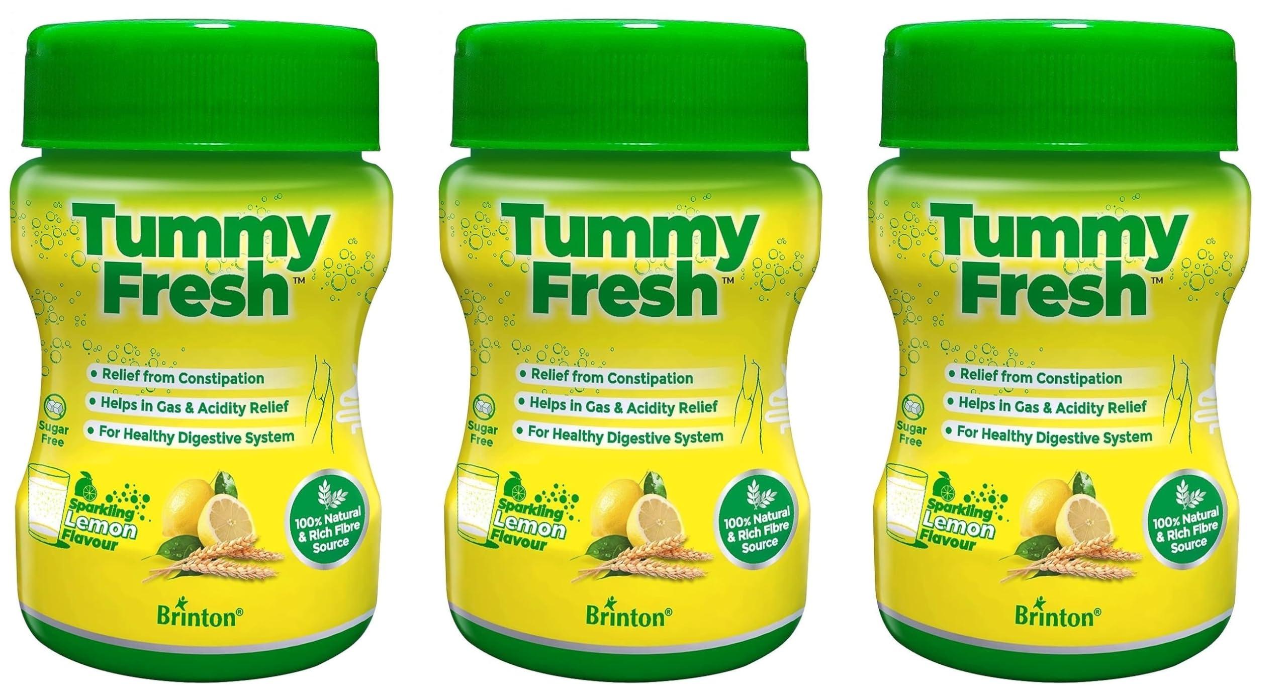 Brinton Brinton Tummy Fresh (Sugar Free) for Healthy Digestive sytem and Relief from constipation, Gas & Acidity 100 gm x Pack of 3