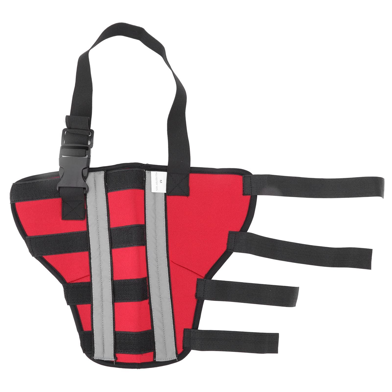 HAIBING Dog Knee Pads Brace, Neoprene Relieve Joint Pain Dog Hind Leg Brace Reflective Strip for Rehabilitation