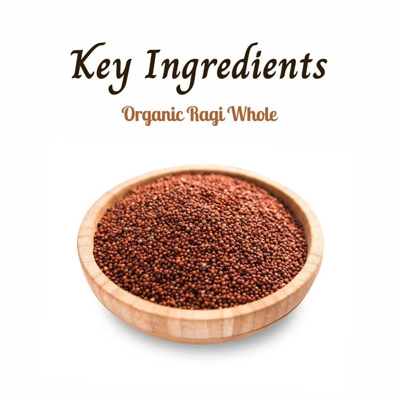 SAPPHIRE FOODS SAPPHIRE FOODS Edible Ragi Seeds Grain Whole (Finger Millet Sabut Nachni Ragulu Kezhvaragu Mandua) Grown Without Using Chemicals and Pesticides Raagi (1kg)