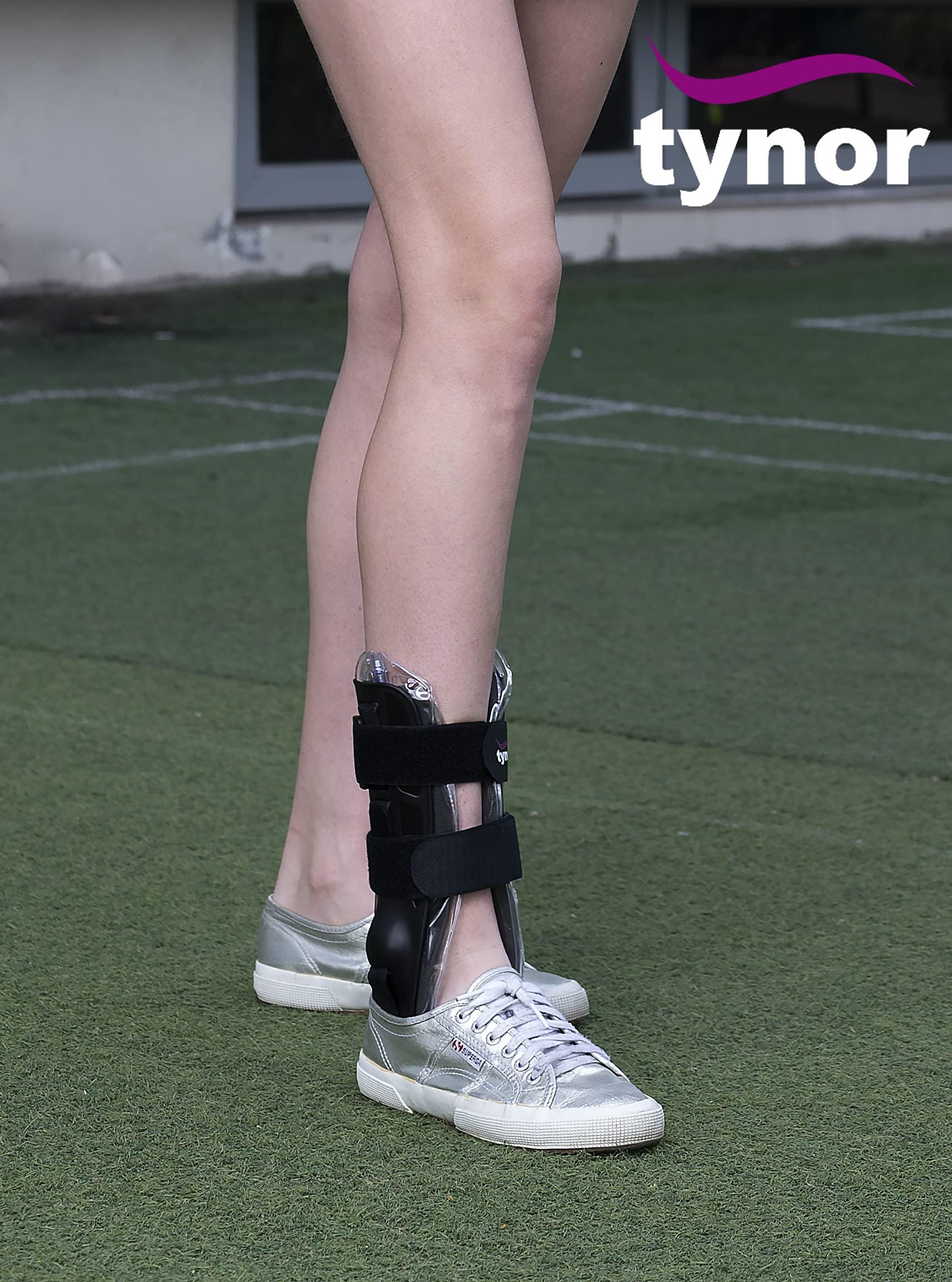 TYNOR TYNOR Air Ankle Splint, Black, Universal Size, 1 Unit