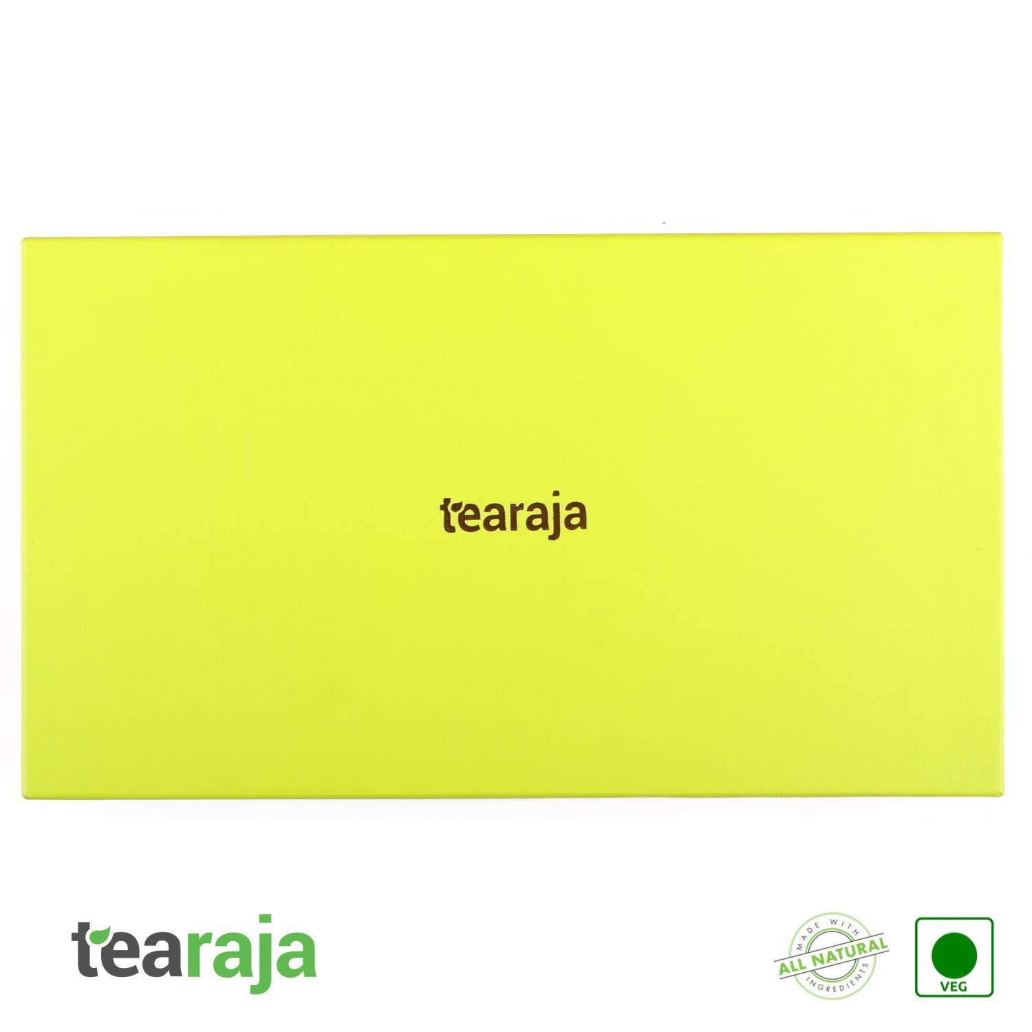 Tearaja Tearaja AURORA Green Tea Gift Box | 10 Test Tubes with Speciality Tea | Herbal Tea Gift | Corporate Gift | Tea Gift | Herbal Tea Gift Pack | New Year Gift | Gifts for Employees | Valentine's Day Gift