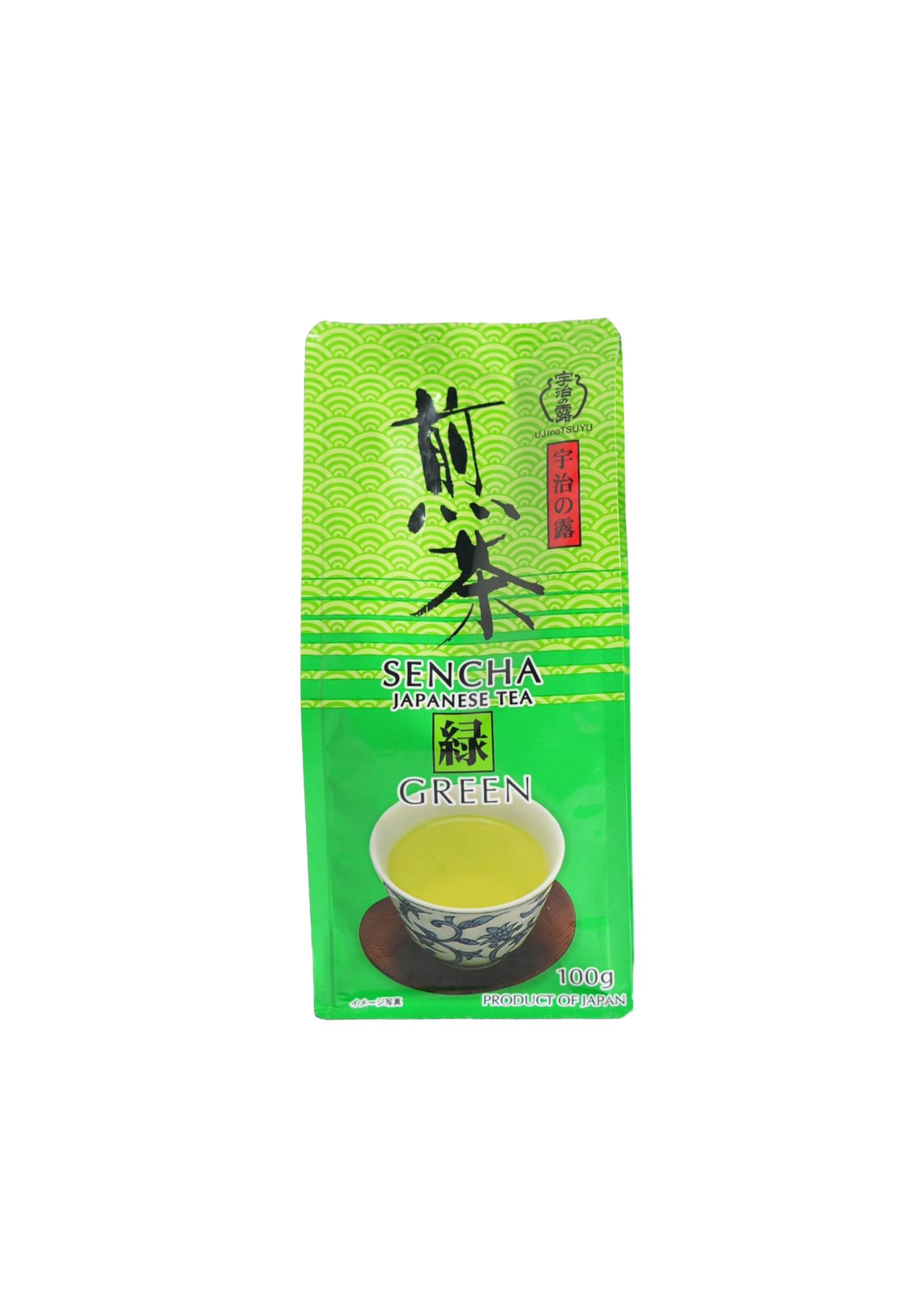 UJInoTSUYU UJInoTSUYU Sencha Green Tea Loose Leaf | Premium Japanese Green Tea | Grown in Uji Kyoto | Imported from Japan | 100% Pure and Authentic | Loose Leaf 100g