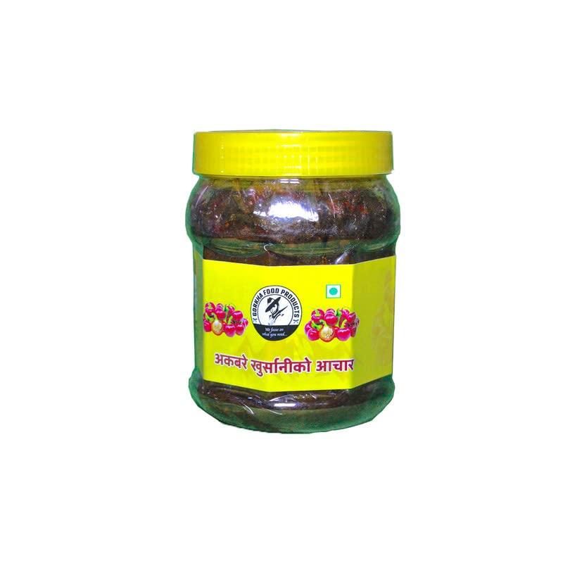 GORKHA FOOD PRODUCTS GORKHA FOOD PRODUCTS Akbare/Dalle Khursani Achar|Nepali Chilli Pickle|Achar - 500 G