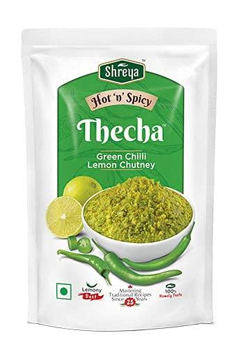 Shreya Textile SHREYA GREEN CHILL THECHA (100GM Pack of 2)