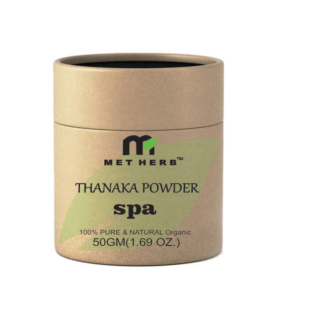metherb Thanaka Powder 50g for Permanent hair Removal,anti-acne, anti- aging