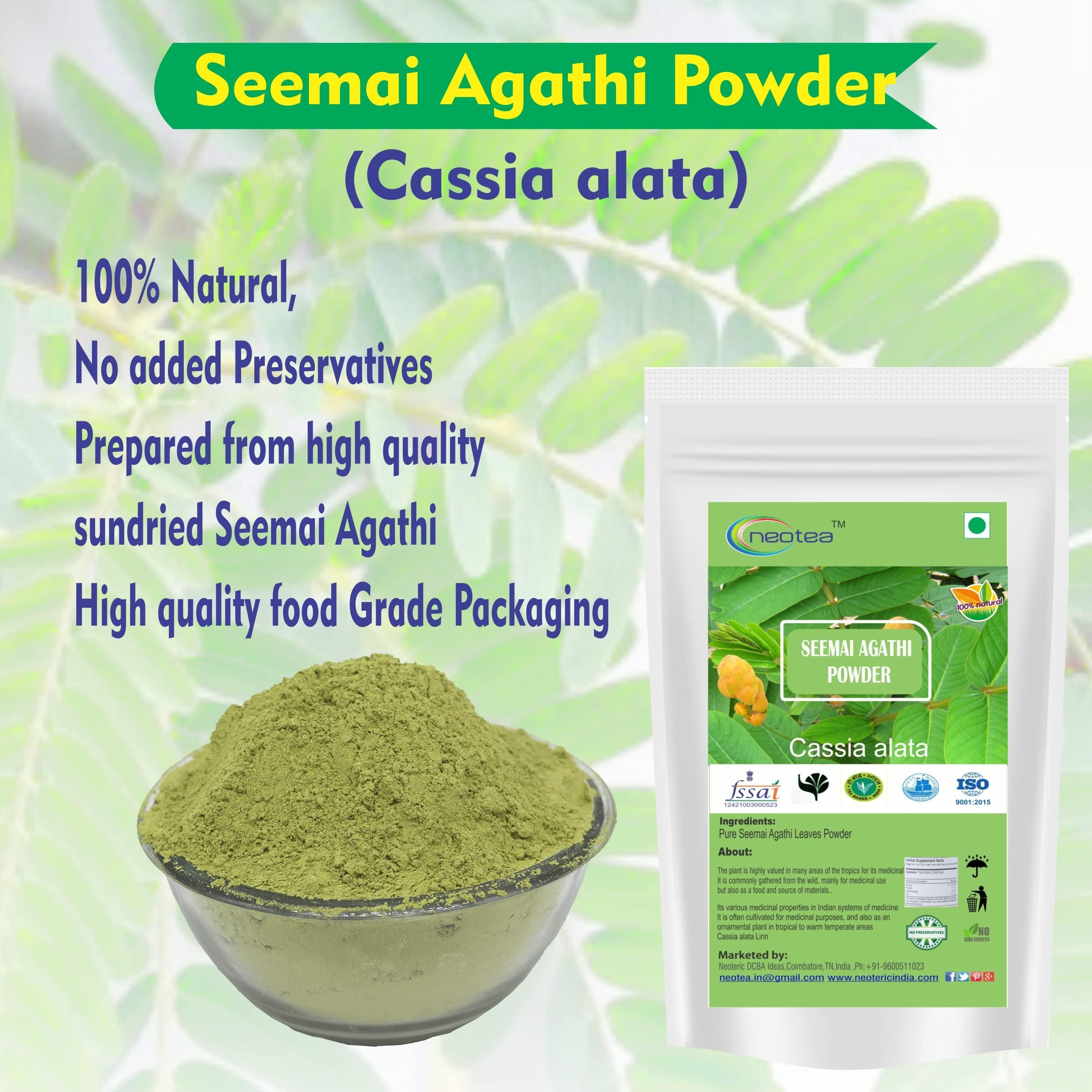 neotea Neotea Seemai Agathi Powder Agathi Keerai Powder | Hummingbird Sesbania | Alata Cassia | Alata Leaves Powder | Agasti | Agastya | Bak Phul Leaves Powder | Dirghaphalaka Powder 500 Gm Pack of 1