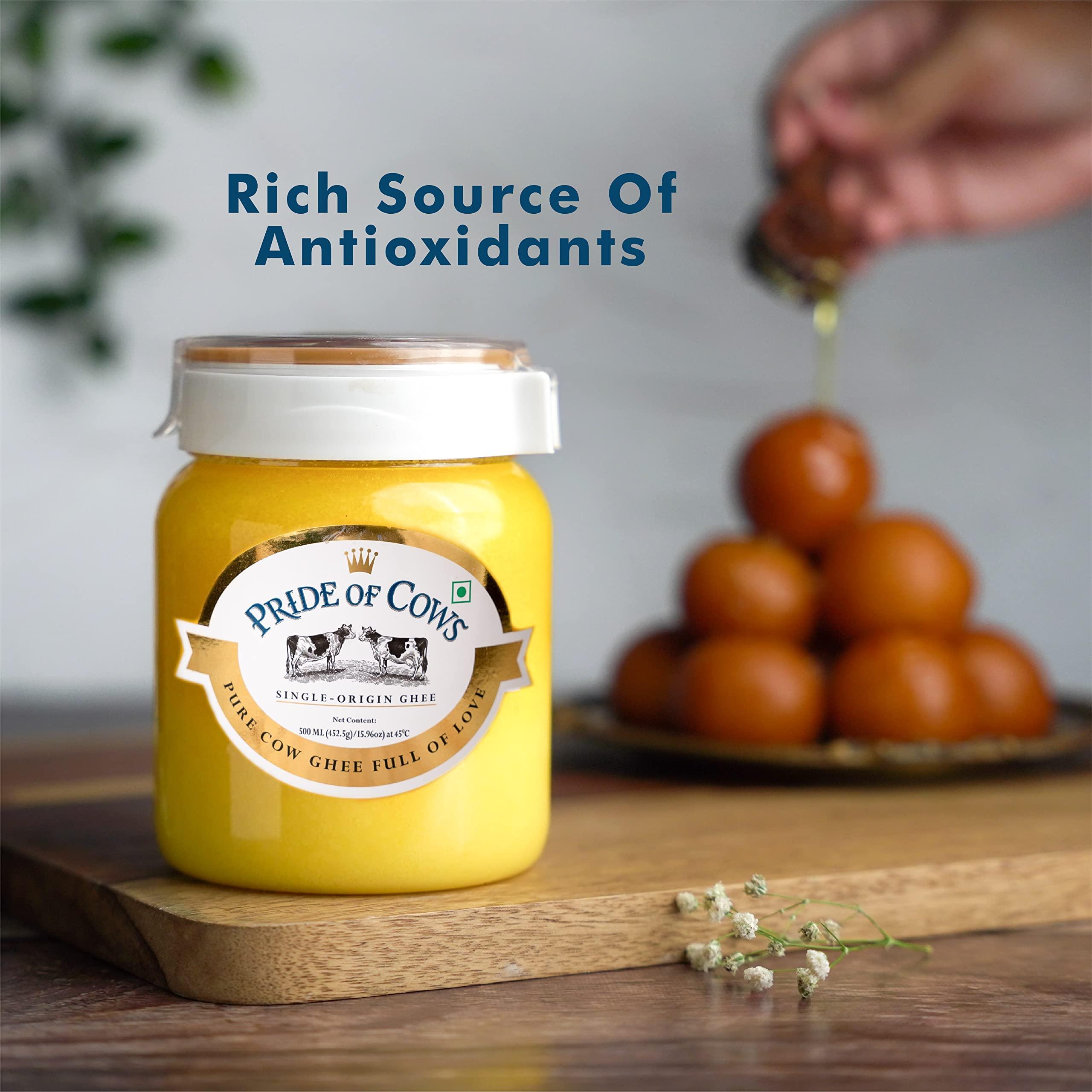 Pride of Cows Pride Of Cows Pure Ghee 500 ML I Single Origin I Untouched by Human Hands
