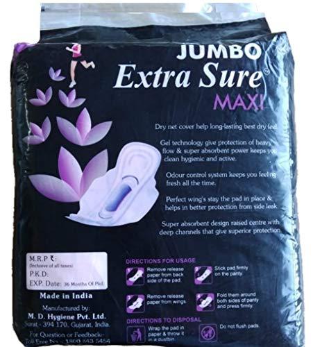 EMPRESSES Jumbo Extra sure Fresh & Comfort Advanced Super Dry Combo Pack (40 pads) Extra Large snitary Napkins
