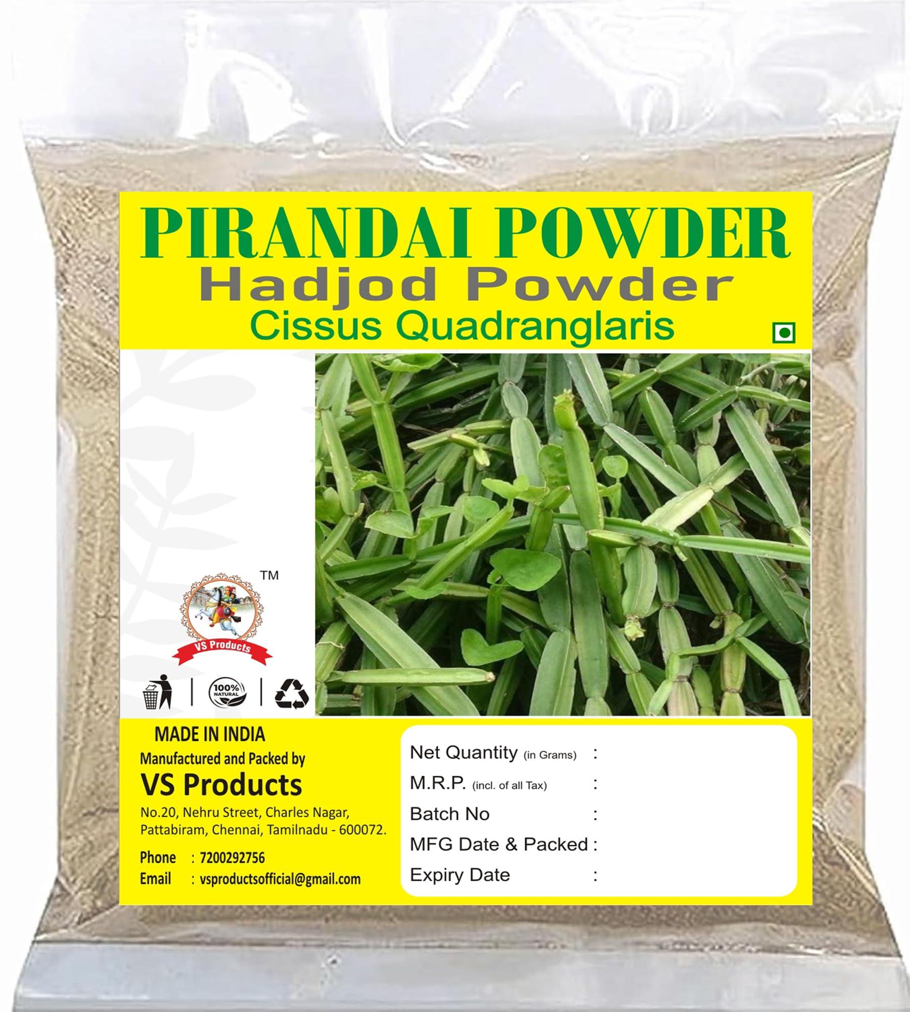 VS Products VS Products Pirandai Powder, 700g, Nalleru, Cissus Quadranglaris, Hadjod, Veldt Grape Powder,(pack of 7 x 100g)