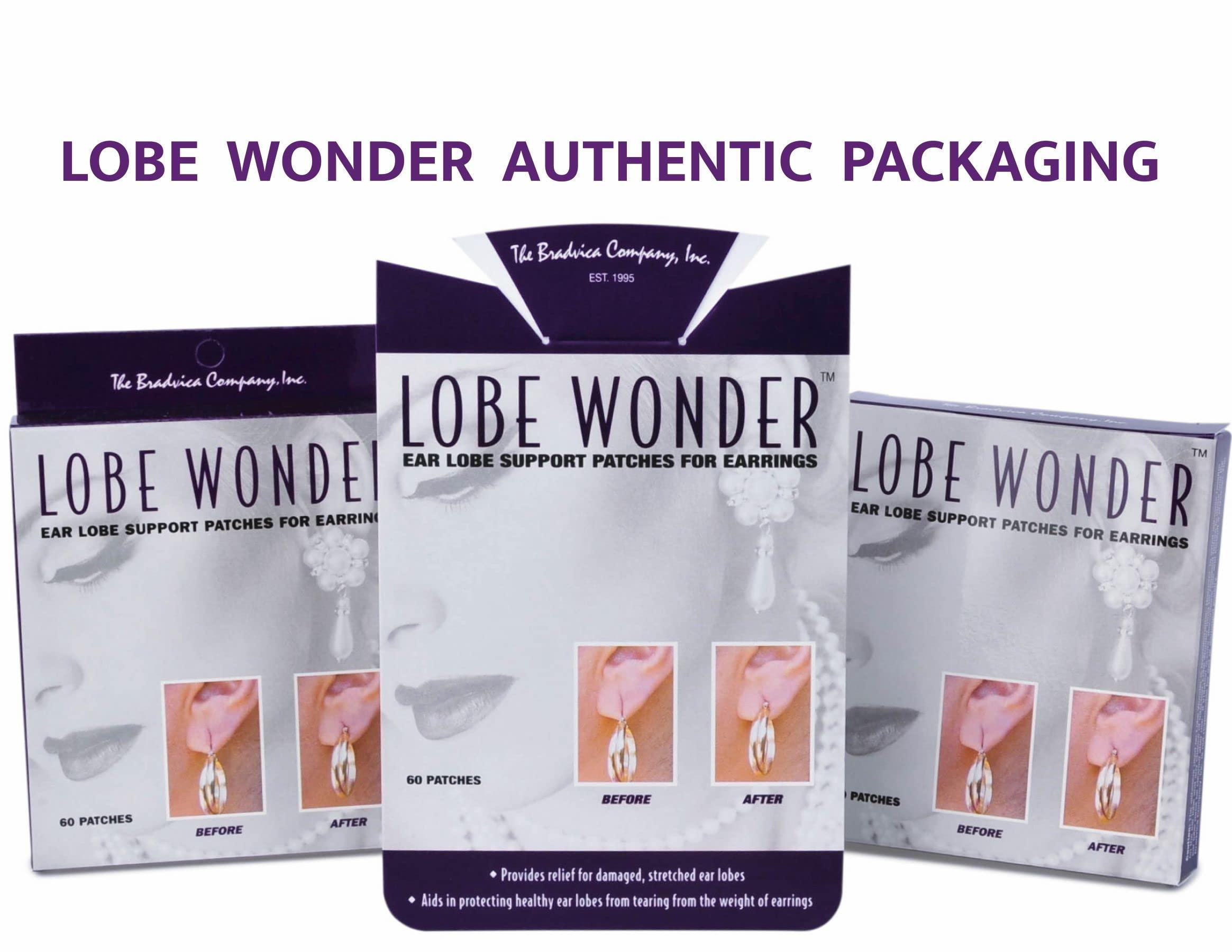 Lobe Wonder Lobe Wonder (100 Paches) Surgical Tape for Ear | Protects and Supports Earlobes During Earring Wear with Earlobe TapesEarring Holder Sticker Ear Stickers for Earrings (100 Paches)