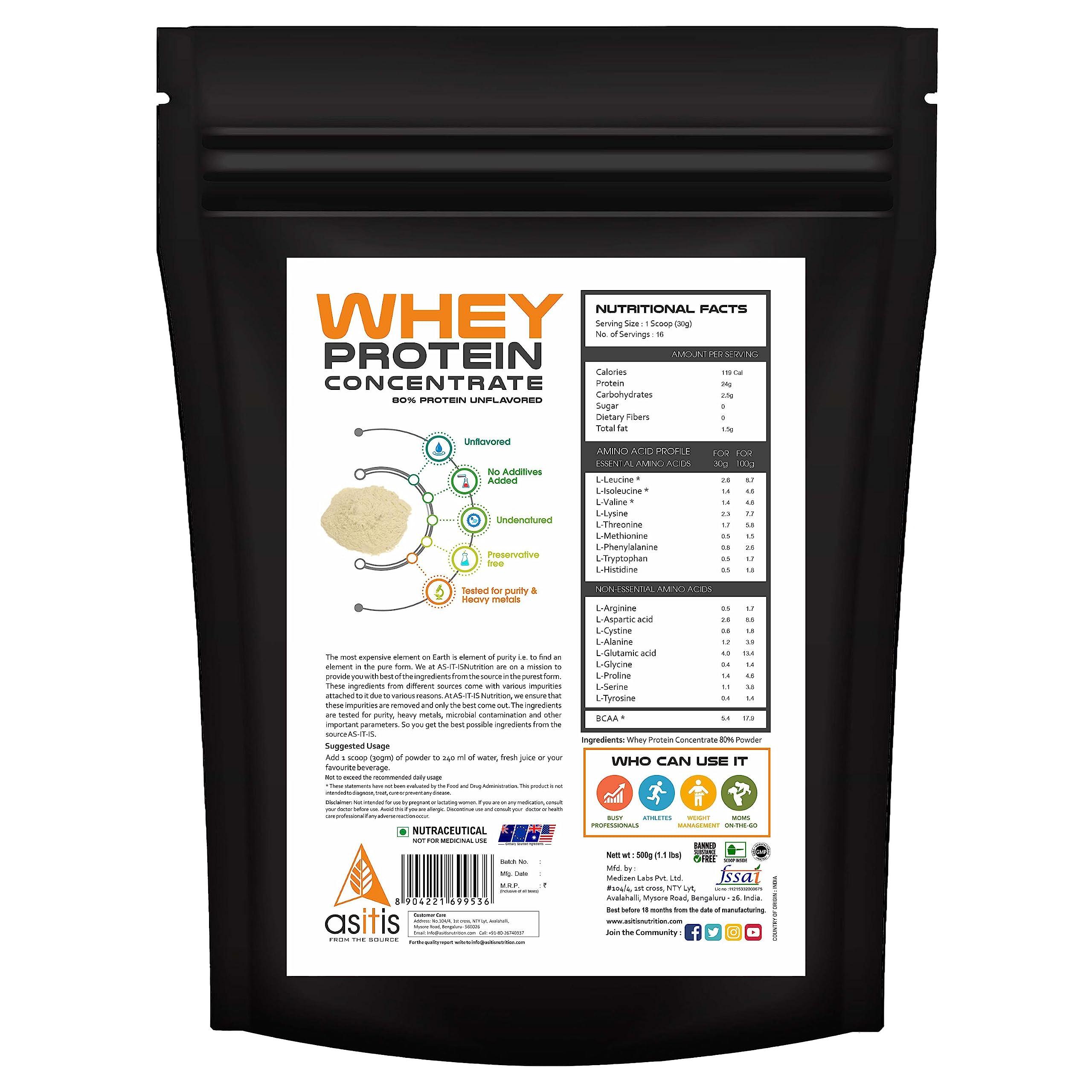 Asitis Nutrition Asitis Nutrition Unflavoured Mass Gainer Combo (Pack of 1.5 kg Powder)