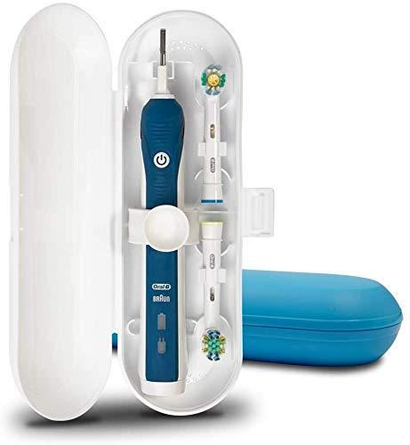 Nincha Plastic Electric Toothbrush Travel Case for Oral-B Pro Series, 2 packs (Blue&White) ââ‚¬¦