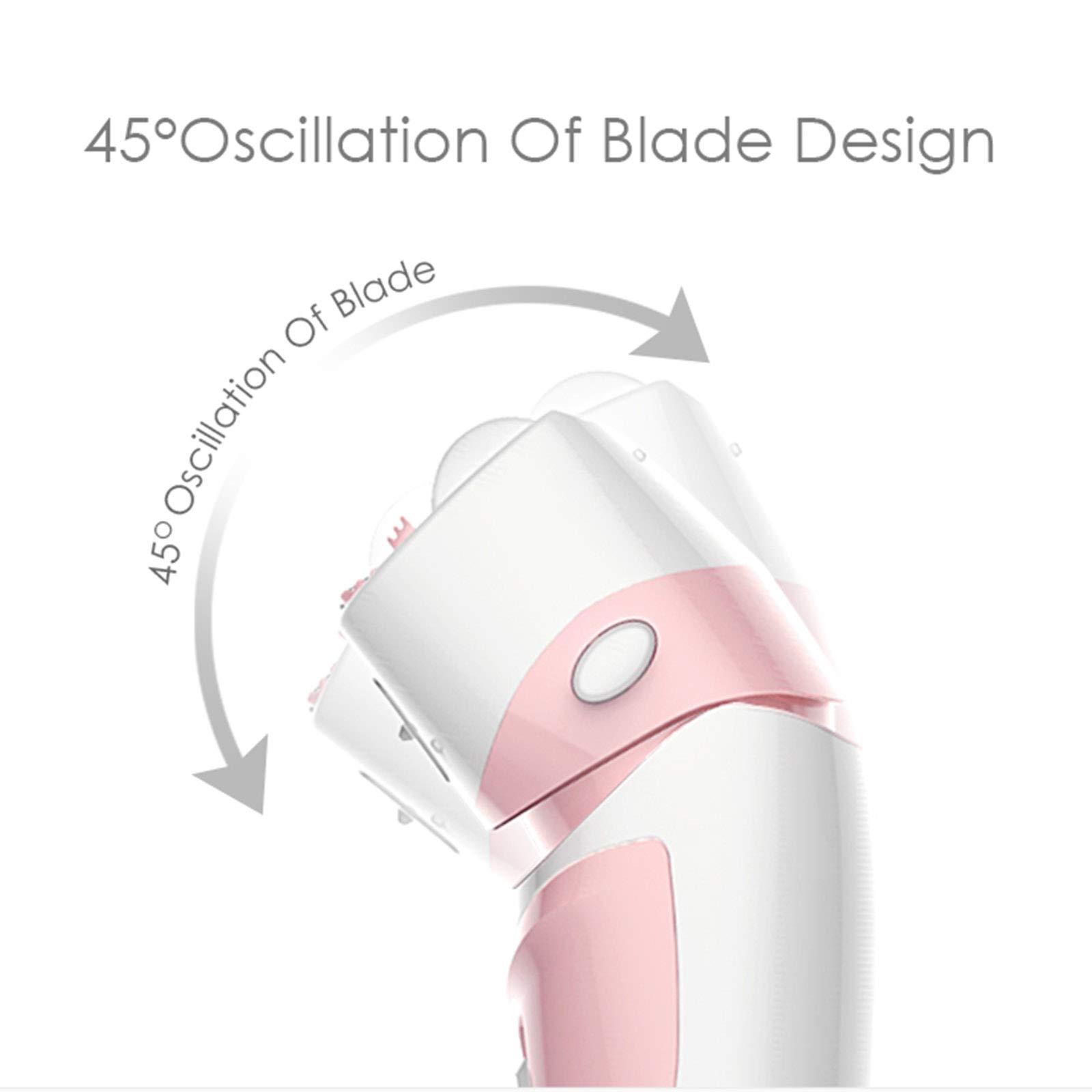 Andoer Electric Razor Hair Remover for Women Body Hair Removal Bikini Trimmer Body Hair Shaver for Arms Legs & Underarms