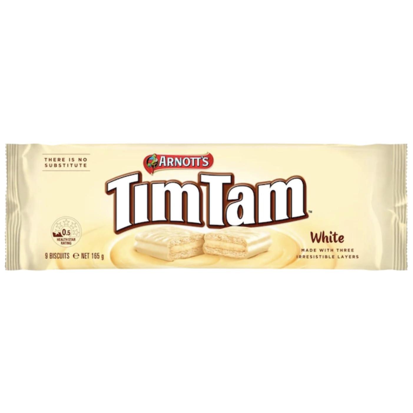Generic Arnott\'s TimTam White Chocolate Biscuits Made With Three Irresistible Layers 165g (Imported Autralia)