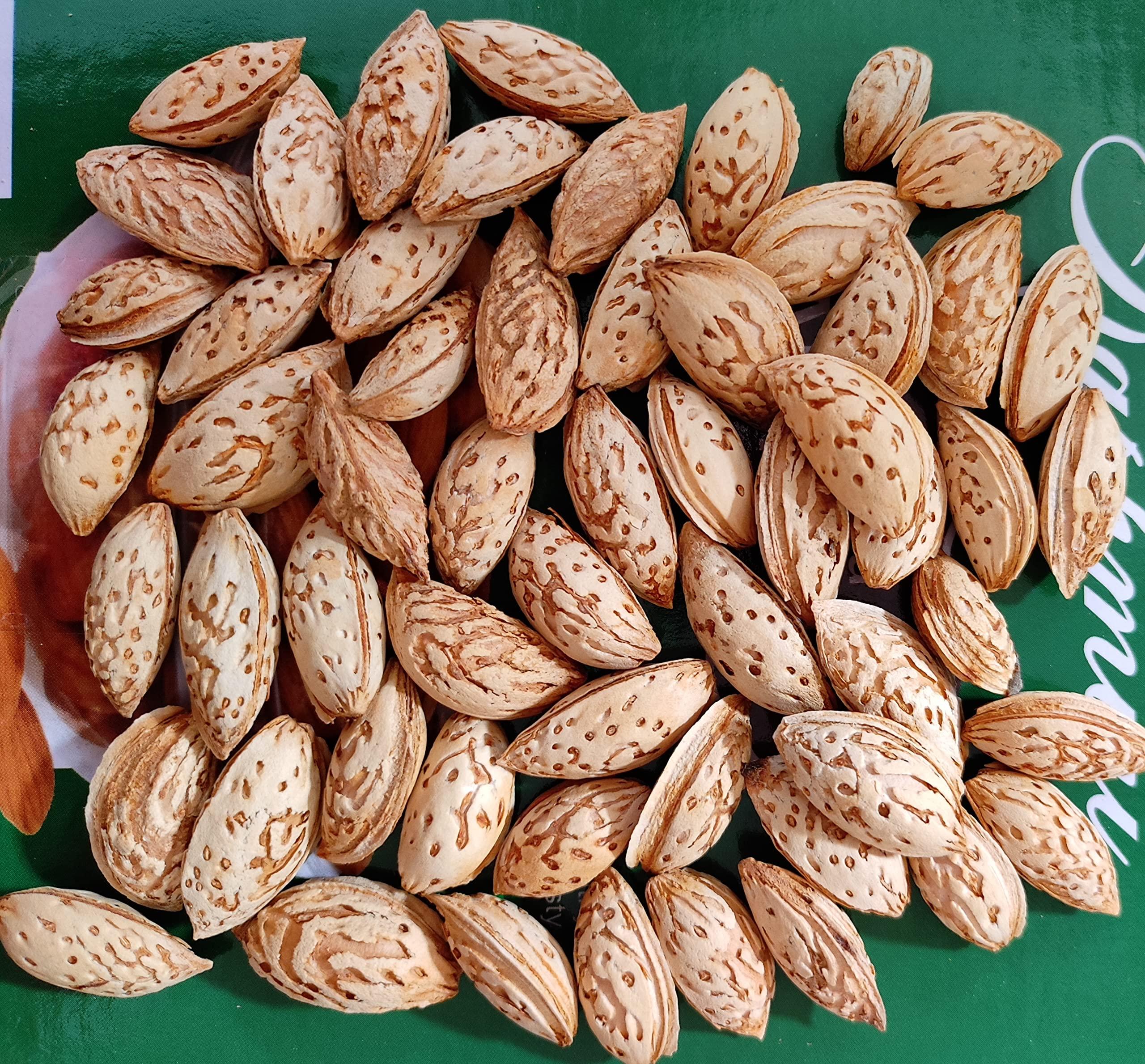 Snow Hills Kashmir Kashmiri kagzi badam in Shell (Mamra Badam) (4kg)