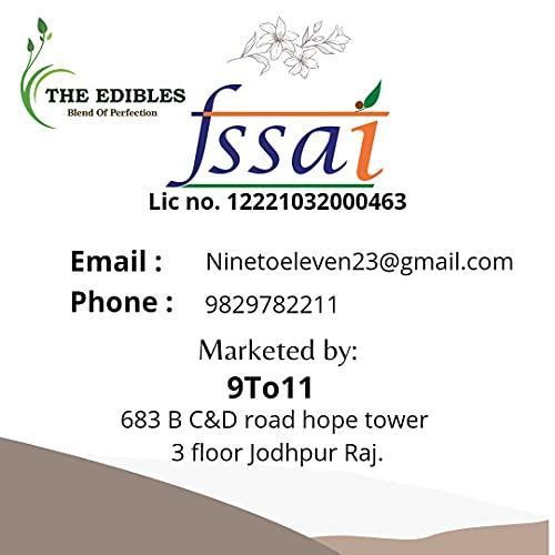 THE EDIBLES THE EDIBLES Combo Pack of Edible Seed Raw Pumpkin Seeds and Watermelon Seeds Tarbuj Magaj, Magaz Beej (250 gms each), 500 gms [Jar Pack]