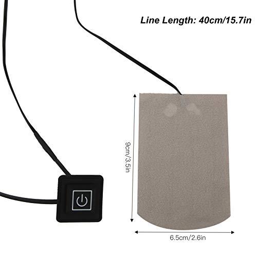 Xinrub Socks Heating Pad, Composite Fiber Socks Heating Cloth Electric Socks Heating Film 1 Pair for Outdoor Sports