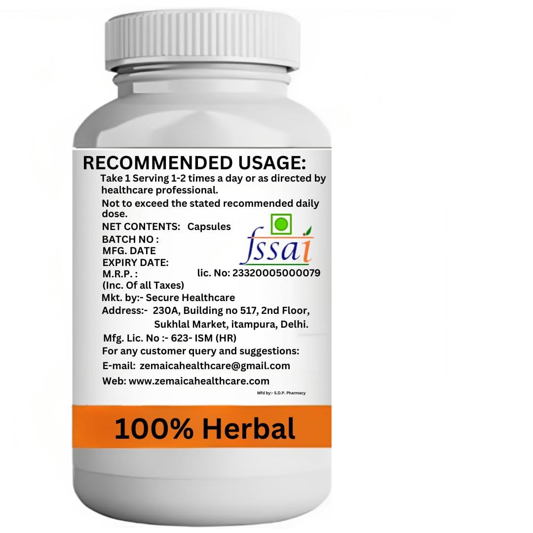 Generic Max Height | Height Increase Capsule | Height Supplement | Vitamins, Minerals | Pack1