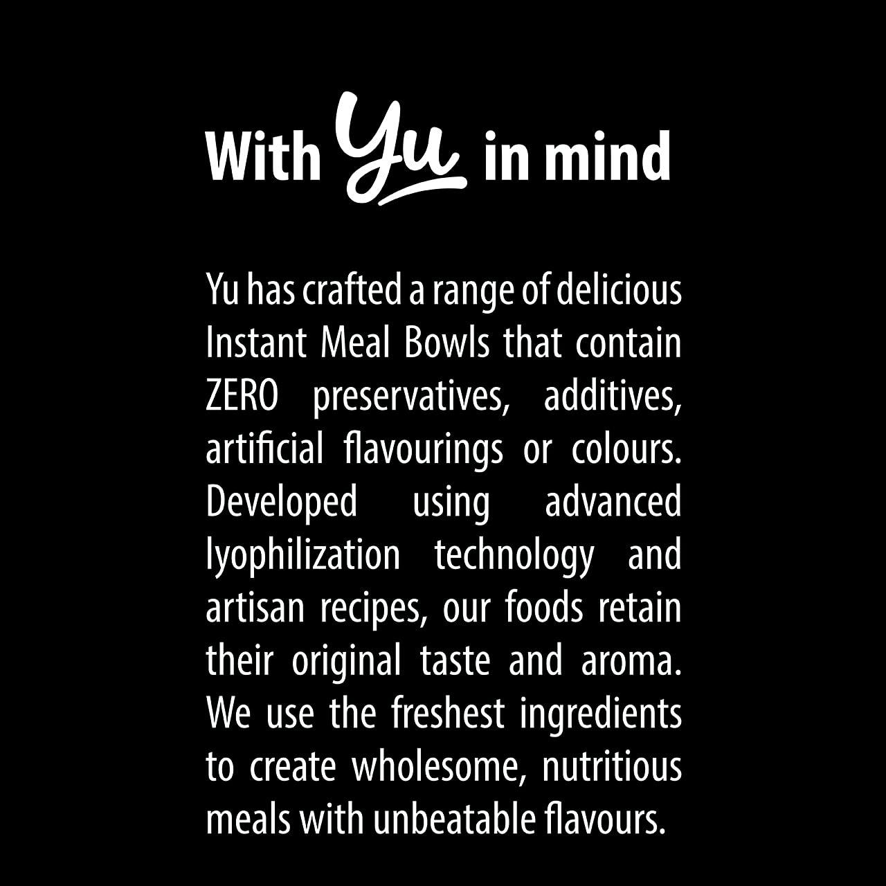 Yu Foodlabs Yu Foodlabs Pasta - Ready To Eat - Three Cheese Sauce - Instant Meal - Pack of 4 - No Preservatives & Additives - 100% Natural & Vegetarian - Instant Food in 4 mins - 260 GMS