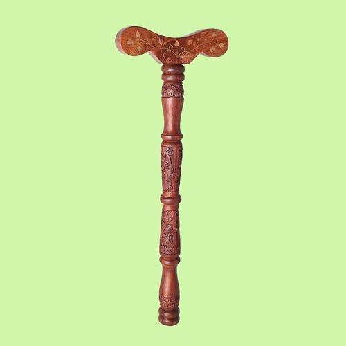Lifestyle Helpmate Lifestyle Helpmate Wooden Yoga Danda Stick Improved Breath Flow in Nostrils and for Meditation Practices (Coper) Yoga Danda simpil0