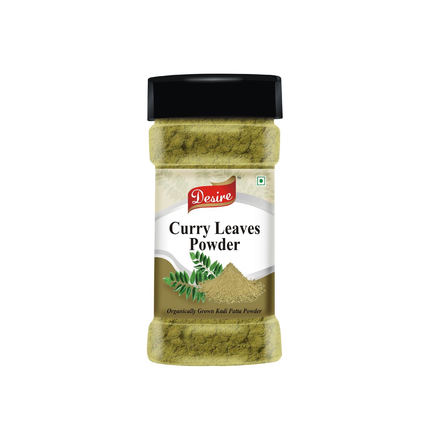 Desire Desire Curry Leaf Powder 80 Gram [Dried Kadi Patta Powder]