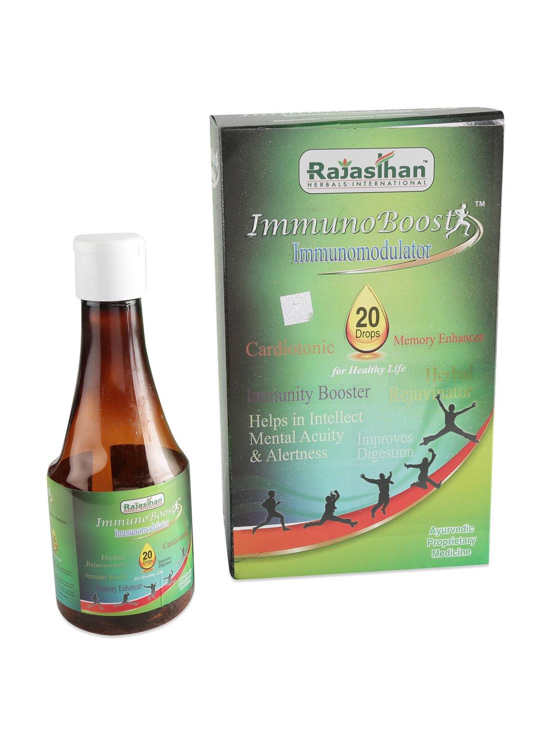 Rajasthan Herbals International Immunoboost Syrup by Rajasthan Aushdhalaya To Boost Immunity -180ml