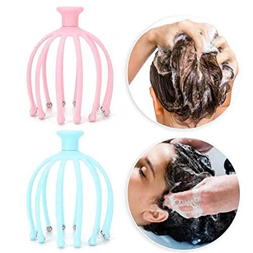 WEBBEE CRAFT Webbee Craft Head Scalp Massagers for Headache Relief,Scalp Stress Relax, 12 Roller Balls Prongs Head Massage Scratcher