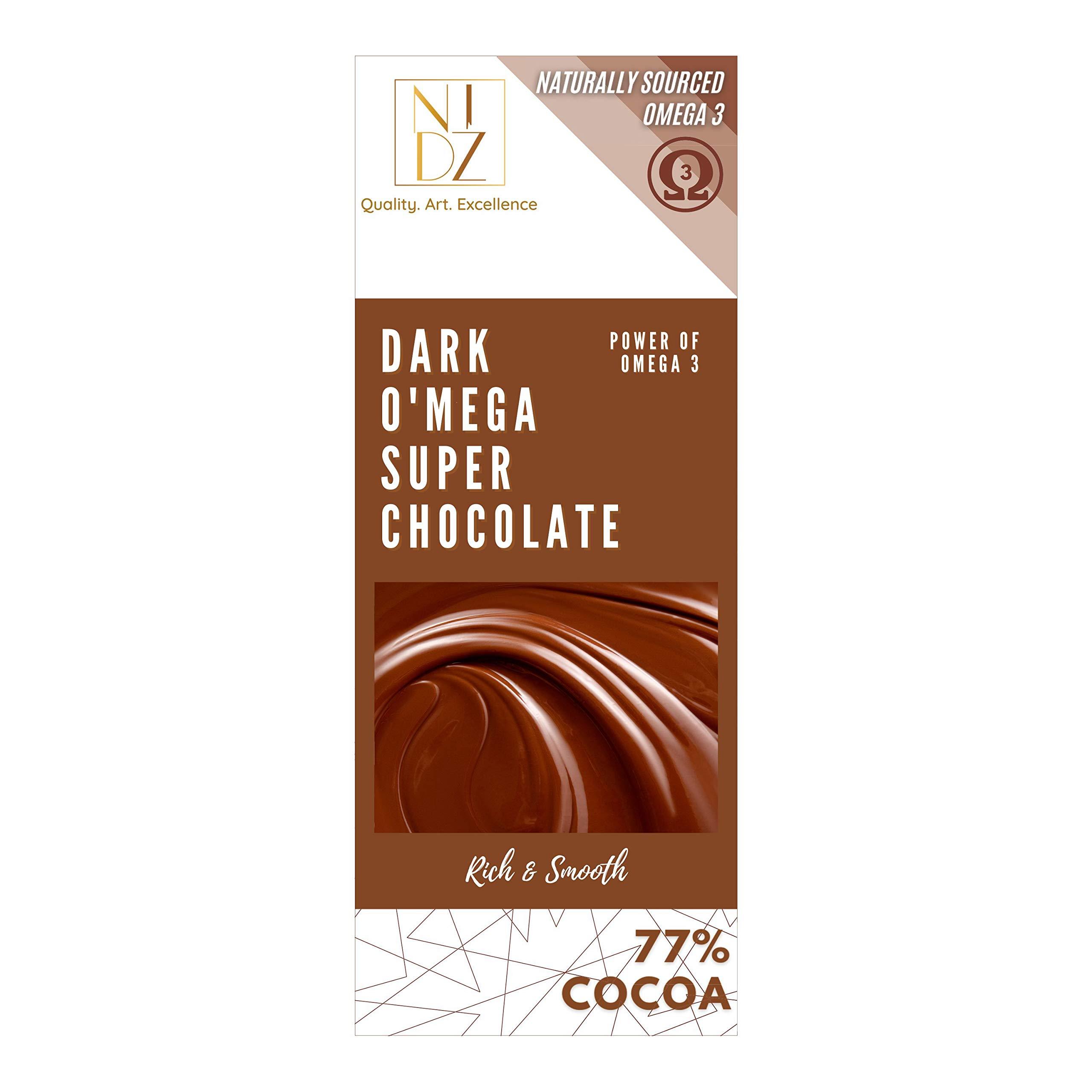 NID'Z NID'Z Dark Omega Chocolate 77% Cocoa