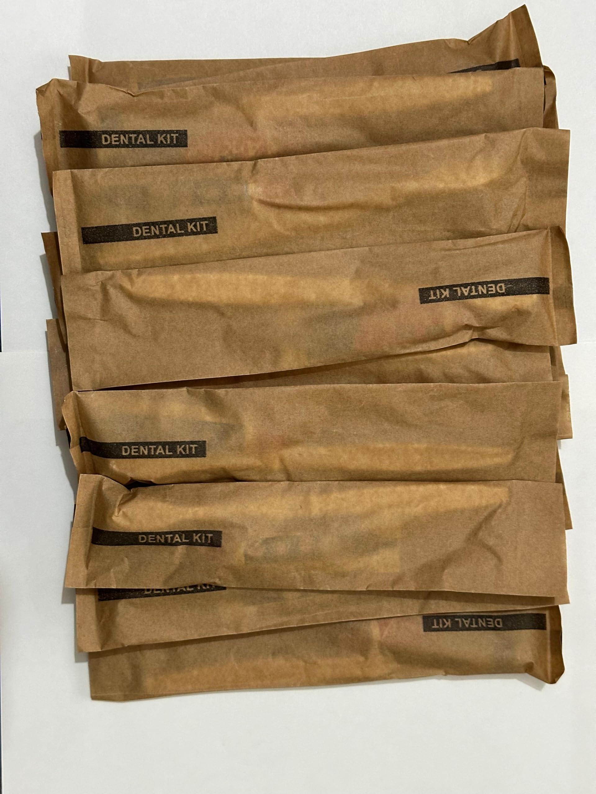 Generic SOLUTION| Hotel Dental Kit| Toothbrushes With Toothpaste (8g) | Disposable Travel Kit | Dental Kit In Bulk | Individually Wrapped | Hotels and Vacation Rentals | Hotel Amenities| (100 Kits)