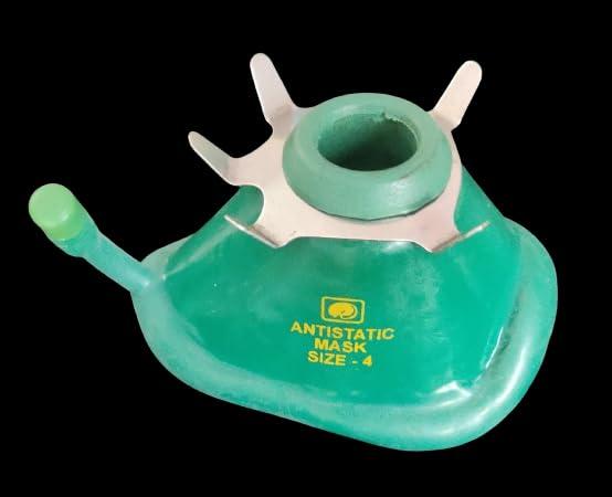 RESUSCITATIONS Anaesthesia Antistatic Anatomical Face Mask (Green) Sizes : 0