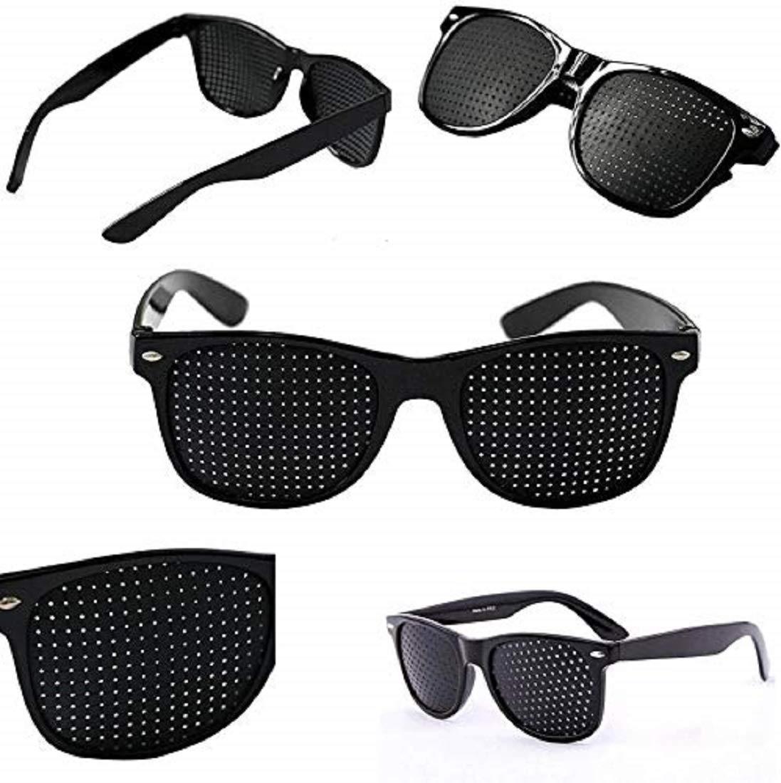 Digital Shoppy Digital Shoppy Vision Care Pin hole Sunglasses Men Women Anti-myopia Pinhole Glasses Eye Exercise Improve Eyesight Natural Healing Goggles