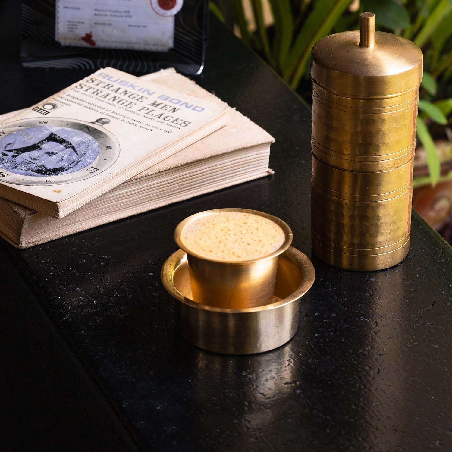 Riverside Coffee Riverside Coffee 100% Speciality Robusta Coffee, Dark Roast 250 gm, Pure Indian Freshly Roasted Ground Coffee Sourced Directly From Coorg, Fine Powder - For South Indian