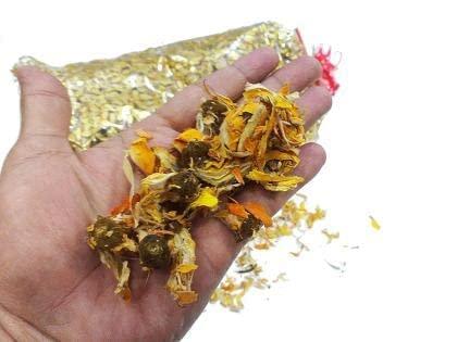 Dirghaanshi Dirghaanshi Dry Palash Phool,Tesu Phool,Kesu Phool,Dhaak Phool,Butea Monosperma,Flower of Palash,Phool Tesu.Kesula Phool,Palsh Flower,Palas,Mutthuga,Bijasneha,Dhak,Chichra,Polash (Pack of 200 GM)